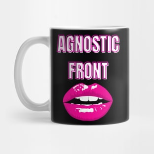 agnostic front red lips Mug